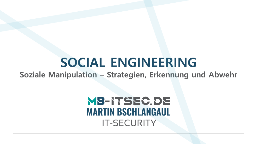 Social Engineering
